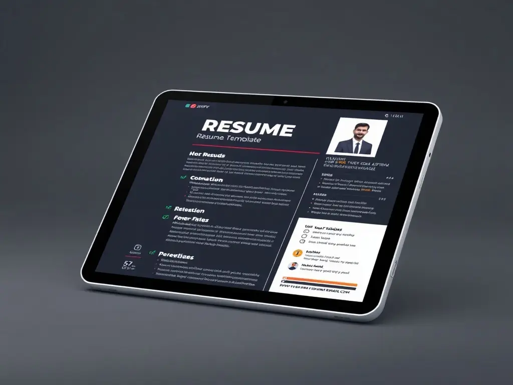 A visually appealing resume template designed by Yaroslav, demonstrating professionalism.